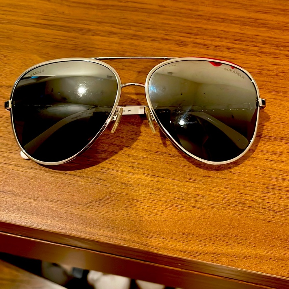 Chanel aviator sunglasses